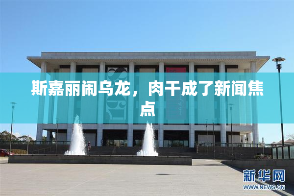 斯嘉丽闹乌龙，肉干成了新闻焦点