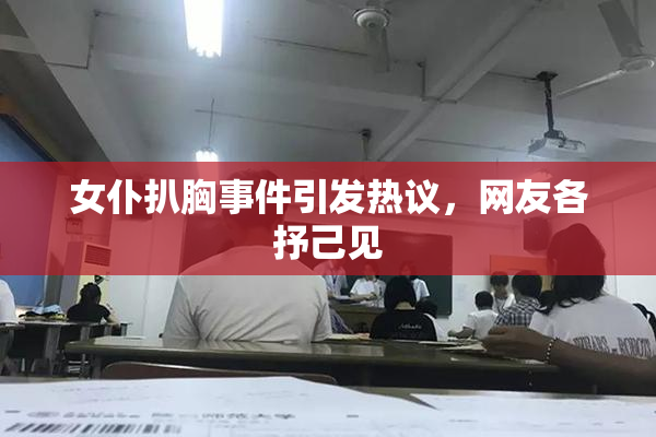 女仆扒胸事件引发热议，网友各抒己见