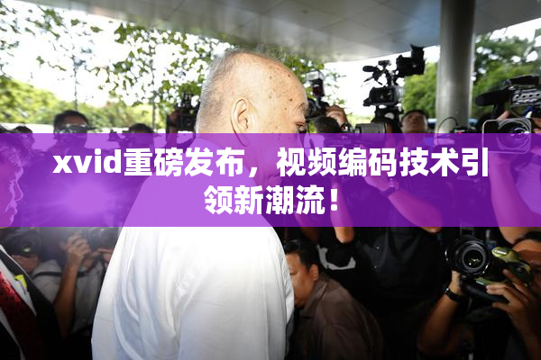 xvid重磅发布，视频编码技术引领新潮流！