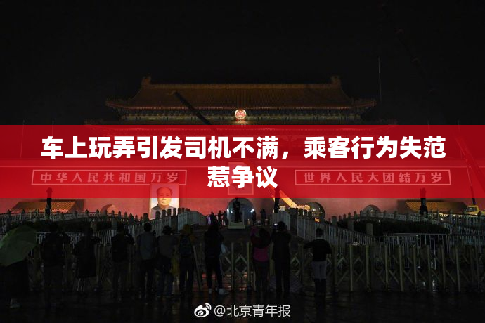 车上玩弄引发司机不满，乘客行为失范惹争议