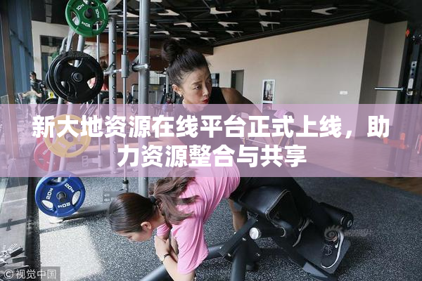 新大地资源在线平台正式上线，助力资源整合与共享
