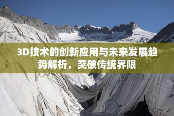 3D技术的创新应用与未来发展趋势解析，突破传统界限