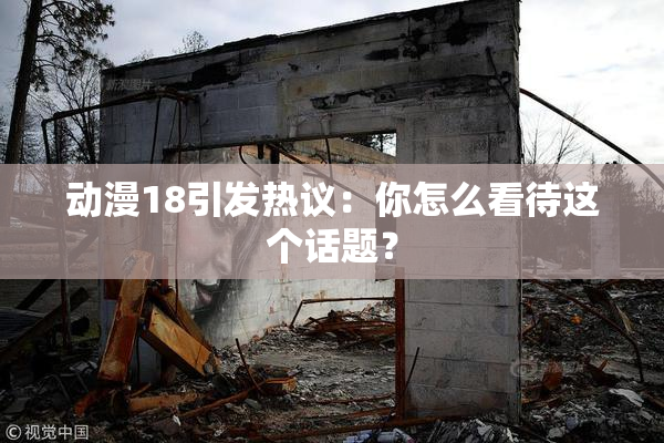 动漫18引发热议：你怎么看待这个话题？