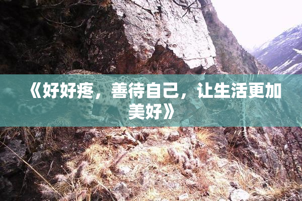 《好好疼，善待自己，让生活更加美好》