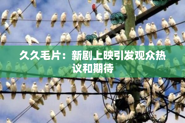 久久毛片：新剧上映引发观众热议和期待