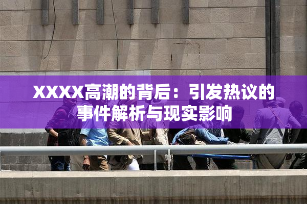 XXXX高潮的背后：引发热议的事件解析与现实影响