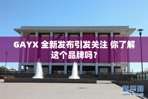 GAYX 全新发布引发关注 你了解这个品牌吗？