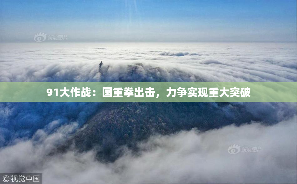 91大作战：国重拳出击，力争实现重大突破