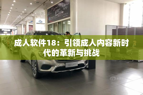 成人软件18：引领成人内容新时代的革新与挑战