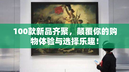 100款新品齐聚，颠覆你的购物体验与选择乐趣！