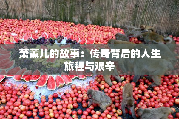 萧薰儿的故事：传奇背后的人生旅程与艰辛