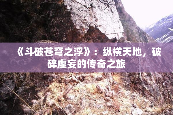 《斗破苍穹之浮》：纵横天地，破碎虚妄的传奇之旅