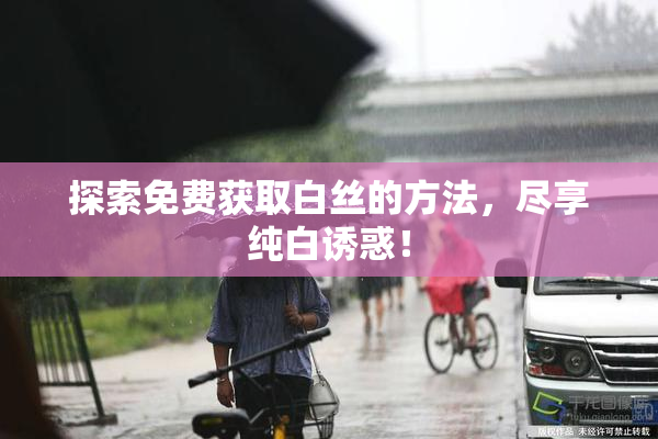 探索免费获取白丝的方法，尽享纯白诱惑！