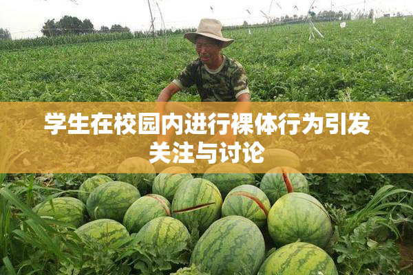 学生在校园内进行裸体行为引发关注与讨论