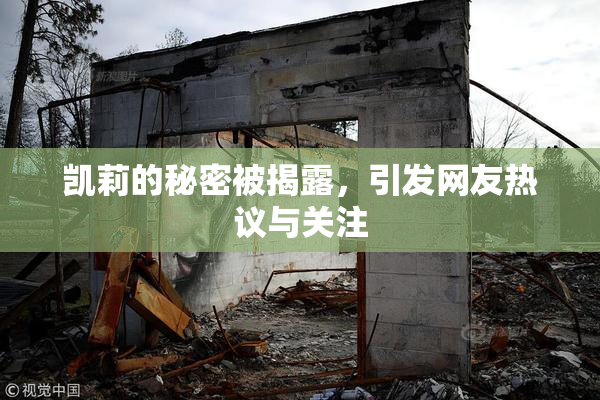 凯莉的秘密被揭露，引发网友热议与关注