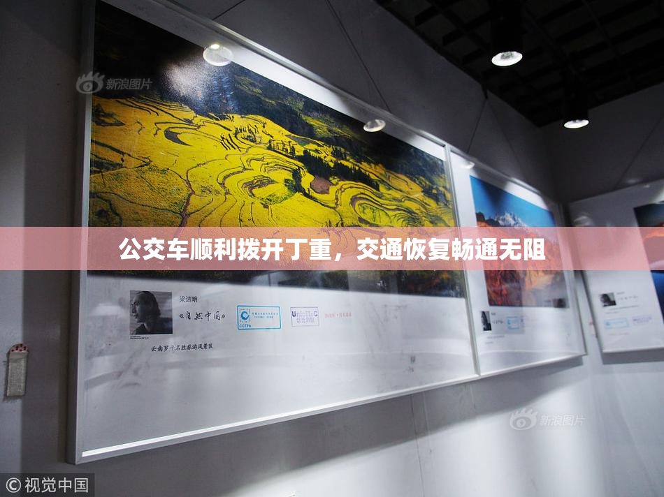 公交车顺利拨开丁重，交通恢复畅通无阻