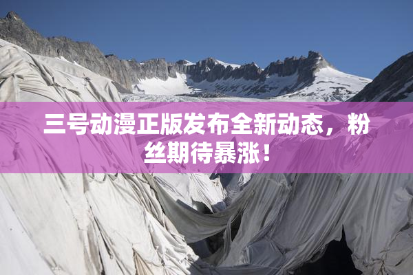 三号动漫正版发布全新动态，粉丝期待暴涨！