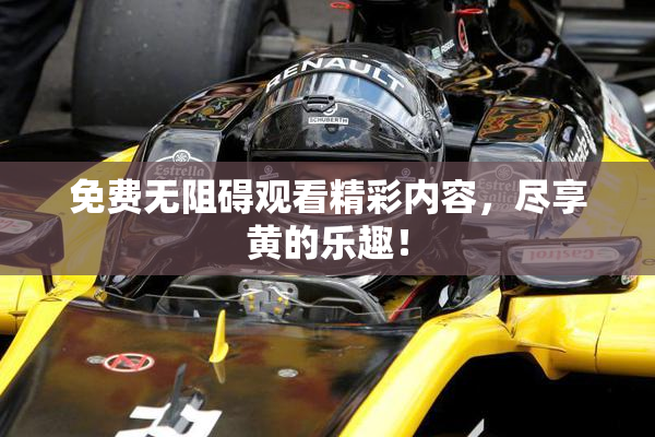 免费无阻碍观看精彩内容，尽享黄的乐趣！