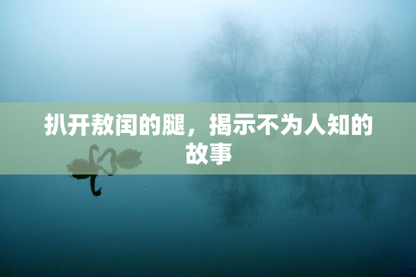扒开敖闰的腿，揭示不为人知的故事