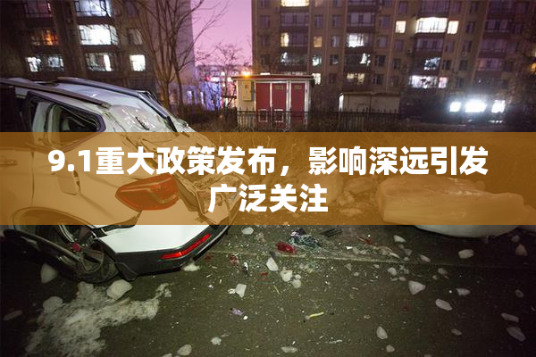 9.1重大政策发布，影响深远引发广泛关注