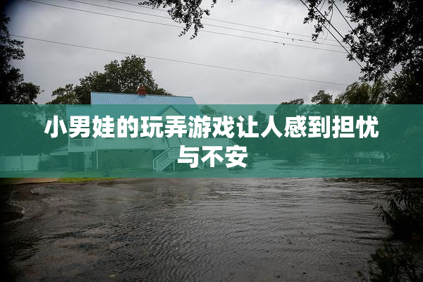 小男娃的玩弄游戏让人感到担忧与不安