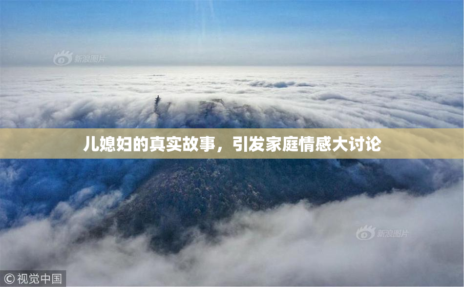 儿媳妇的真实故事，引发家庭情感大讨论