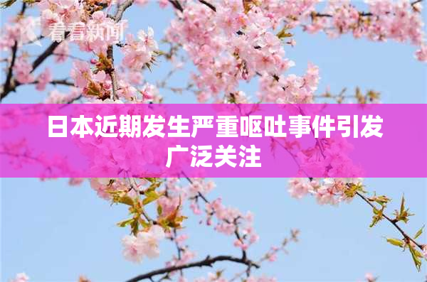 日本近期发生严重呕吐事件引发广泛关注