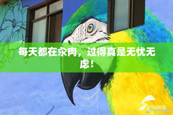 每天都在汆肉，过得真是无忧无虑！
