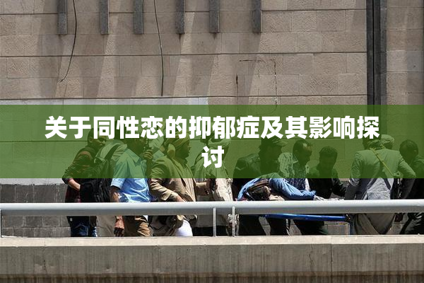 关于同性恋的抑郁症及其影响探讨