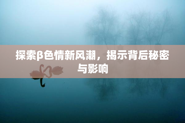 探索β色情新风潮，揭示背后秘密与影响