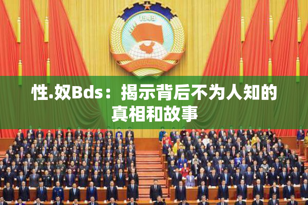 性.奴Bds：揭示背后不为人知的真相和故事