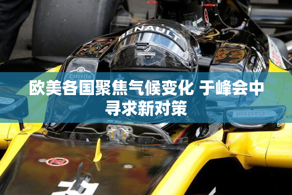 欧美各国聚焦气候变化 于峰会中寻求新对策