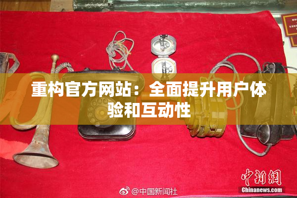 重构官方网站：全面提升用户体验和互动性