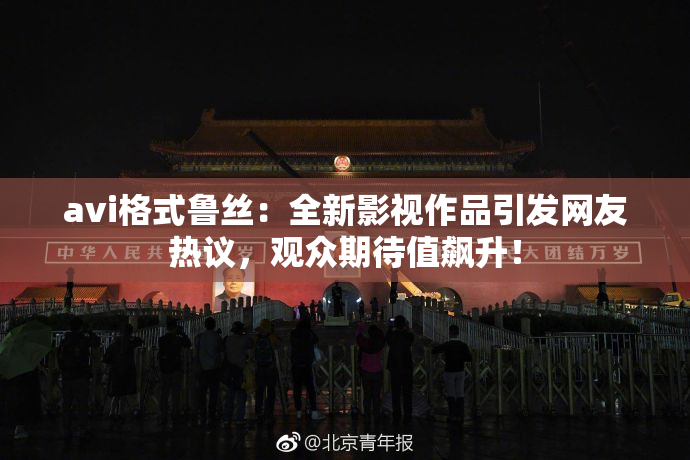 avi格式鲁丝：全新影视作品引发网友热议，观众期待值飙升！