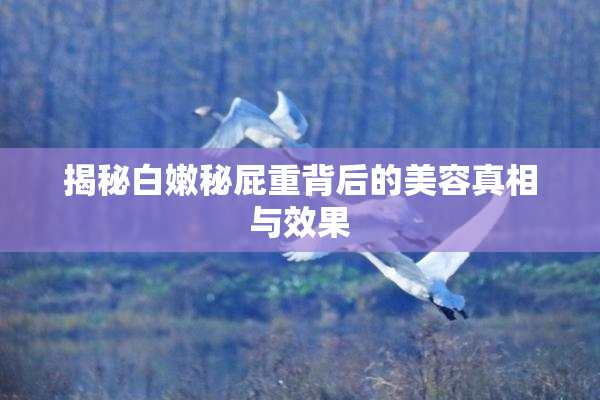 揭秘白嫩秘屁重背后的美容真相与效果