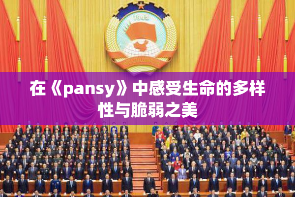 在《pansy》中感受生命的多样性与脆弱之美