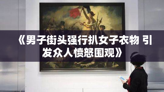 《男子街头强行扒女子衣物 引发众人愤怒围观》