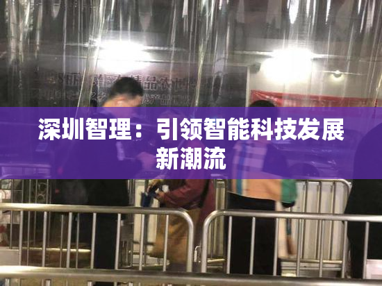 深圳智理：引领智能科技发展新潮流