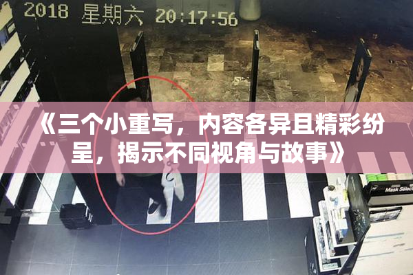 《三个小重写，内容各异且精彩纷呈，揭示不同视角与故事》