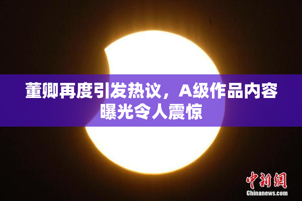 董卿再度引发热议，A级作品内容曝光令人震惊