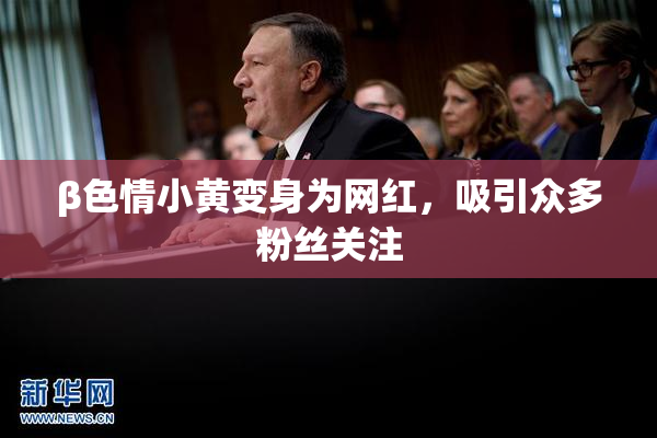 β色情小黄变身为网红，吸引众多粉丝关注