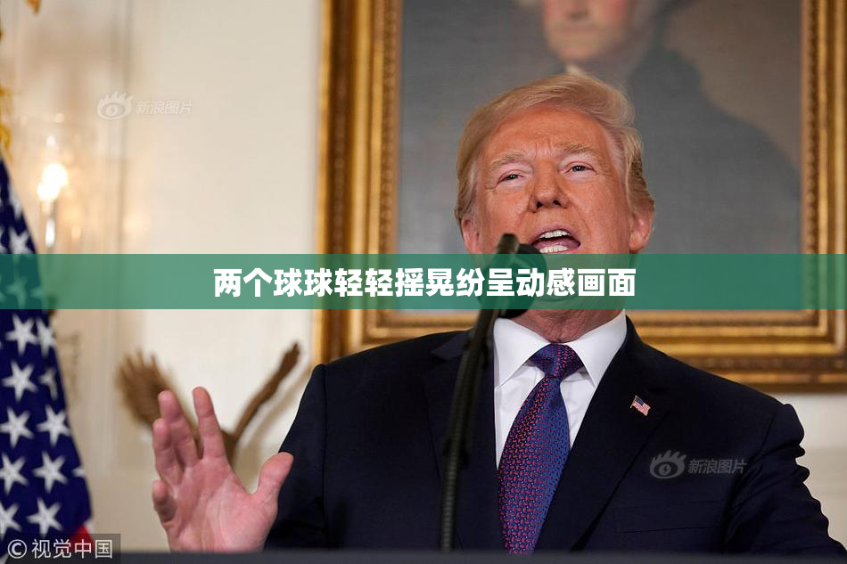 两个球球轻轻摇晃纷呈动感画面
