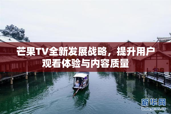 芒果TV全新发展战略，提升用户观看体验与内容质量