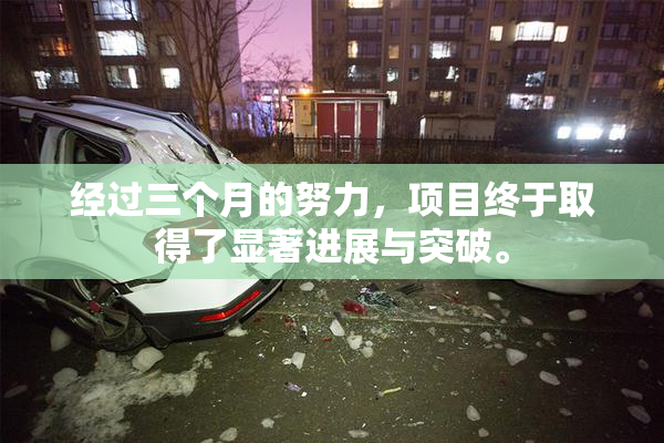 经过三个月的努力，项目终于取得了显著进展与突破。