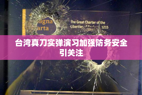 台湾真刀实弹演习加强防务安全引关注