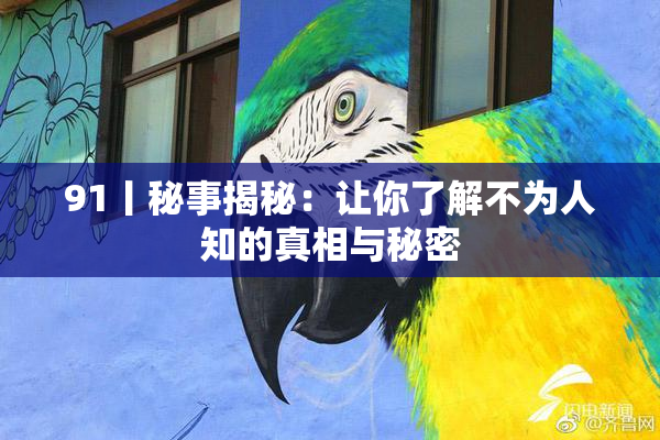 91丨秘事揭秘：让你了解不为人知的真相与秘密
