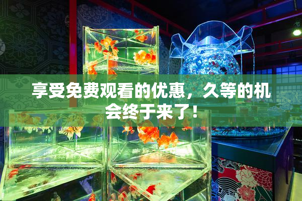 享受免费观看的优惠，久等的机会终于来了！