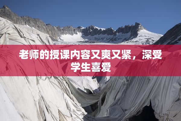 老师的授课内容又爽又紧，深受学生喜爱