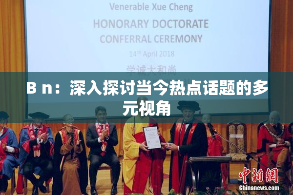 B n：深入探讨当今热点话题的多元视角