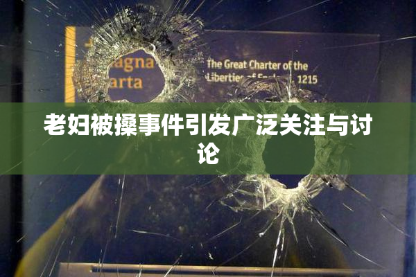 老妇被搡事件引发广泛关注与讨论